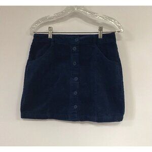 Forever 21 Woman’s Blue Corduroy Skirt Size Large